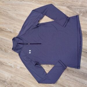 Under Armour Dark & Light Purple Striped Long Sleeve Top Women's size XS